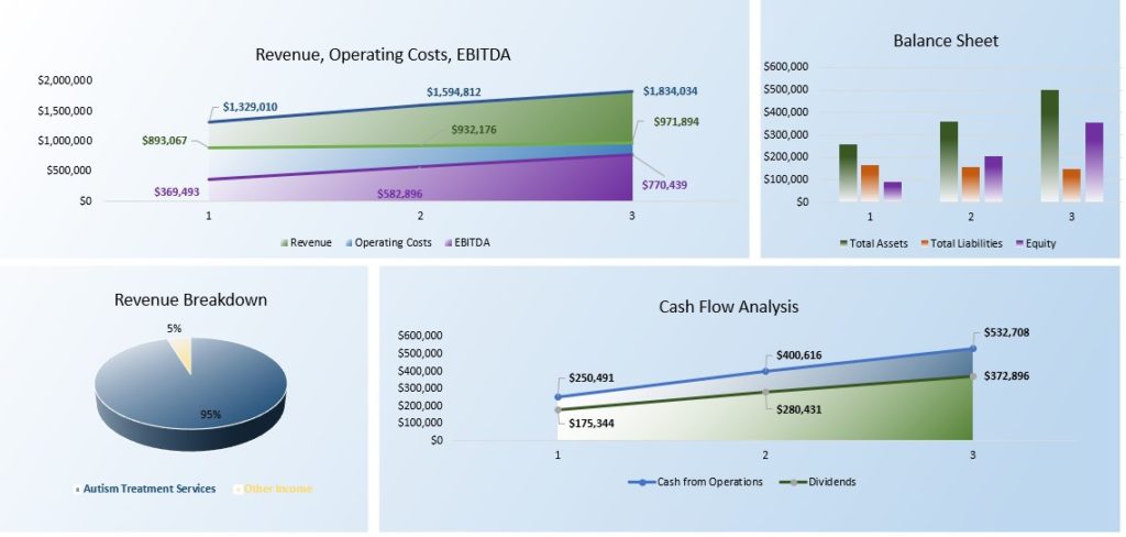 business plan for autism center